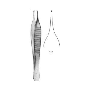 Λαβίδα χειρουργική Adson 1x2 15cm