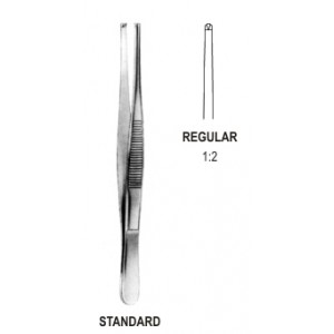 Λαβίδα χειρουργική 1x2 Standard 14.5cm