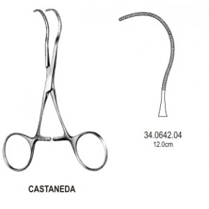 Λαβίδα κυρτή Castaneda Neonatal 12cm