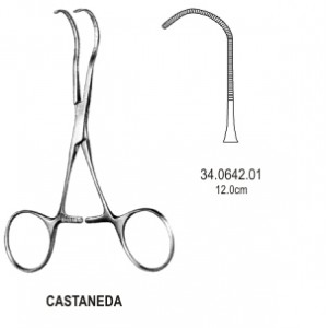 Λαβίδα κυρτή Castaneda Neonatal 12cm