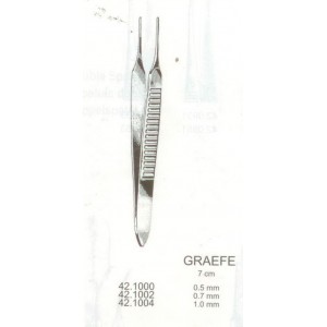 Λαβίδα οφθαλμολογική ανατομική Graefe 0.5mm 7cm