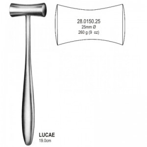 Σφυρί οστών Lucae 260g 25mm